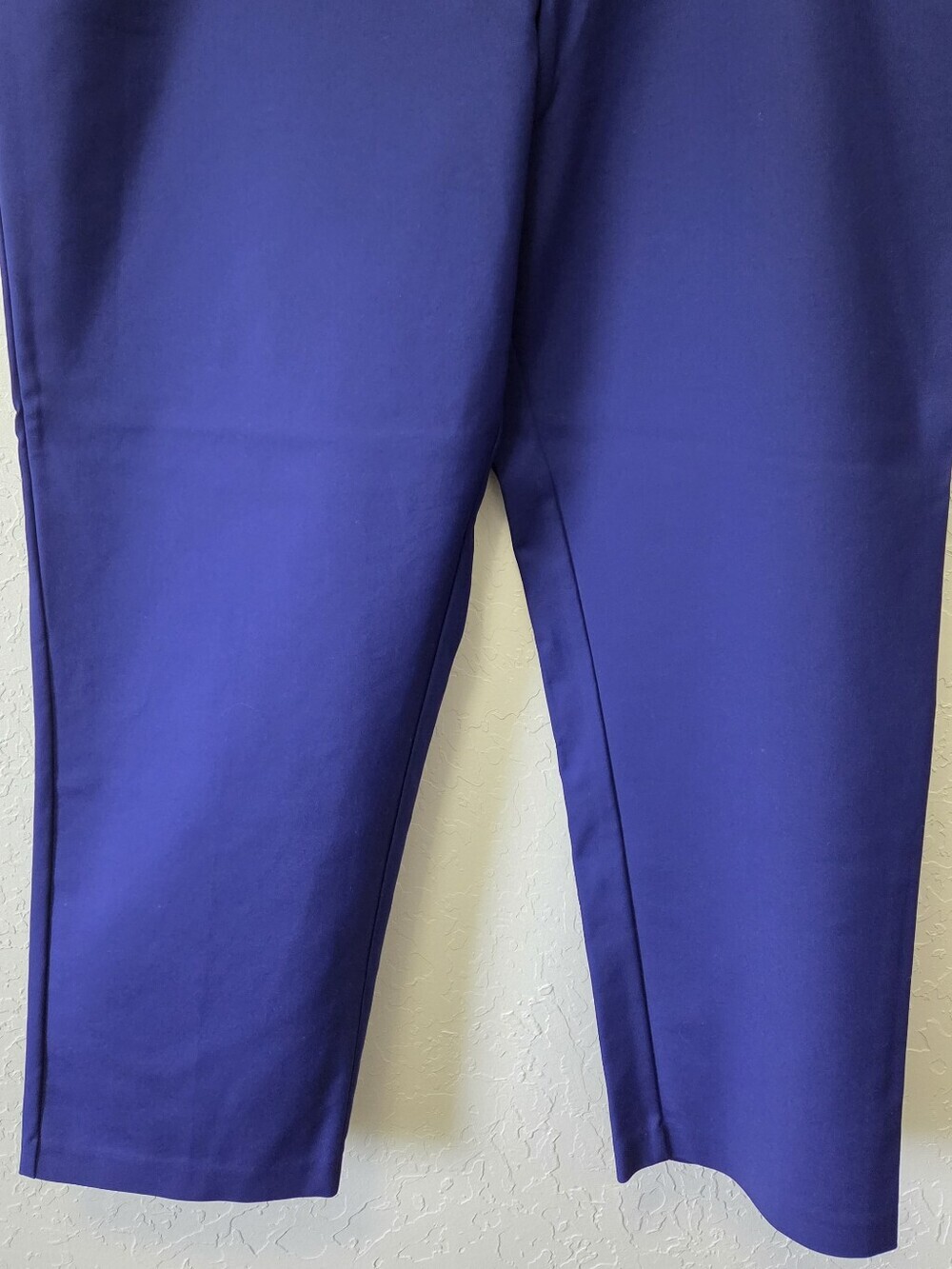 ELOQUII Kady Fit Double Weave Ankle Pants Cobalt Blue Plus Size 22 Career Office - Picture 6 of 14